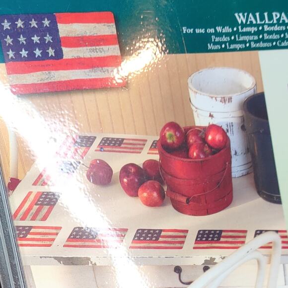 Flag Wallies Pre Pasted Wallpaper Cutouts 12114 Set of 25 Crafts Parades Books - Picture 5 of 12